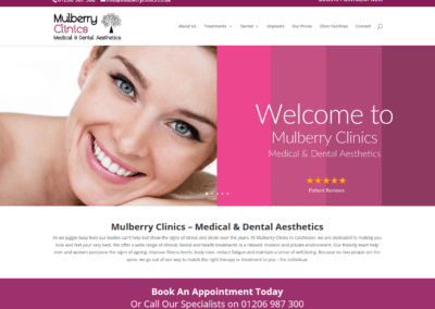 Mulberry Clinics Website