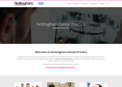 Nottingham Dental Practice Website